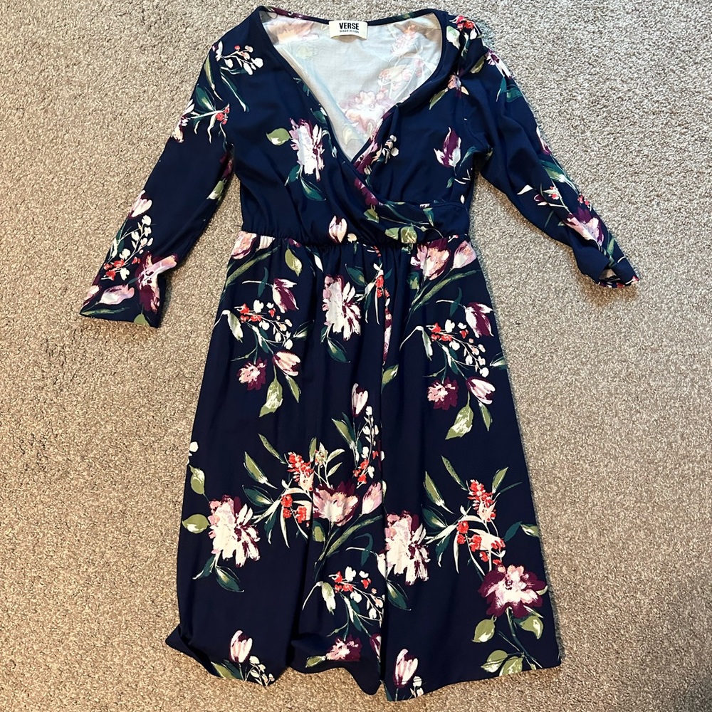 RENEE C- Lior Maternity Surplice Knit Dress